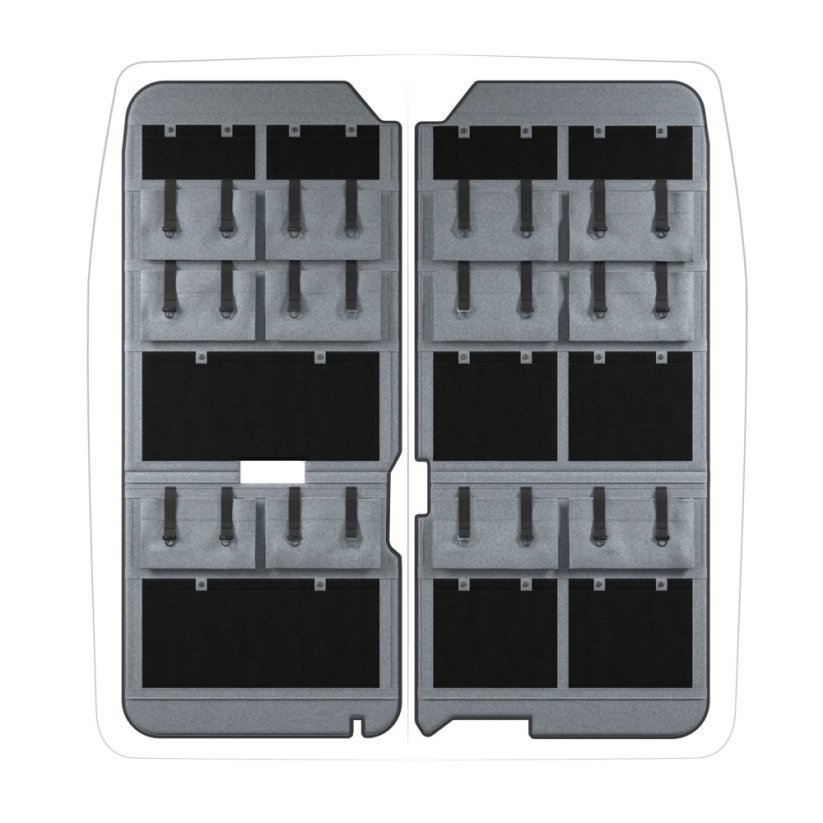 Moon Organizer Fiat Ducato - Typ kapsáře: Standard, Výška vozu: H2, Umístění kapsáře: levý středový, Barva: hnědá