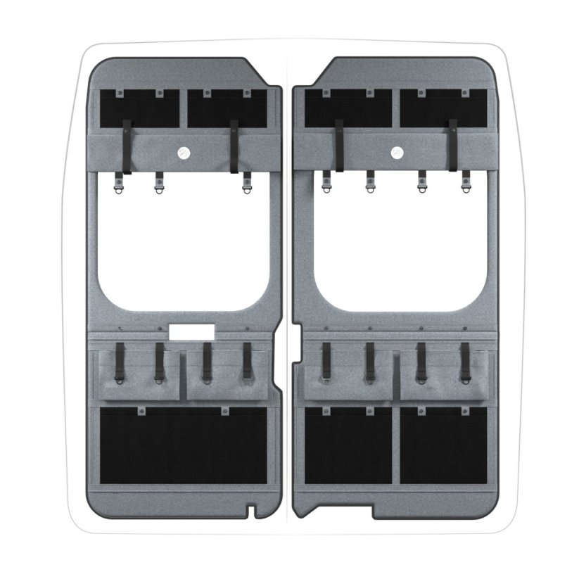 Moon Organizer Fiat Ducato - Typ kapsáře: Standard, Výška vozu: H2, Umístění kapsáře: levý středový, Barva: hnědá