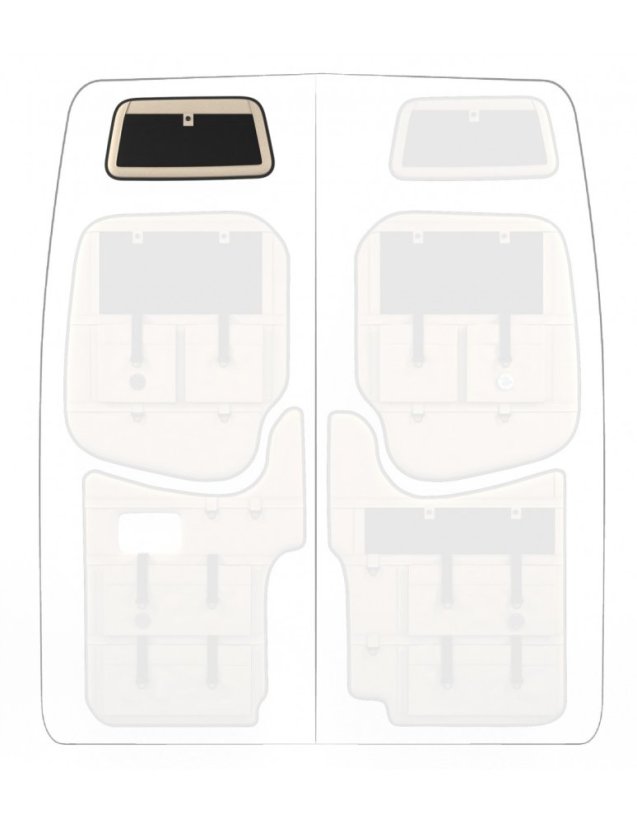 Moon Organizer Mercedes Sprinter 906 - Typ kapsáře: Standard, Umístění kapsáře: pravý horní, Barva: béžová