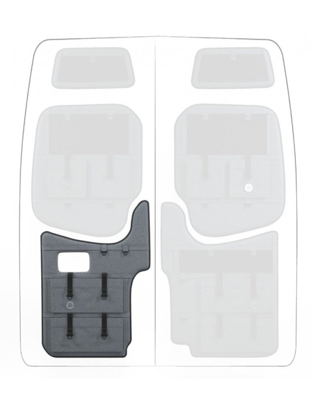 Moon Organizer Mercedes Sprinter 906 - Typ kapsáře: Standard, Umístění kapsáře: pravý dolní, Barva: šedá