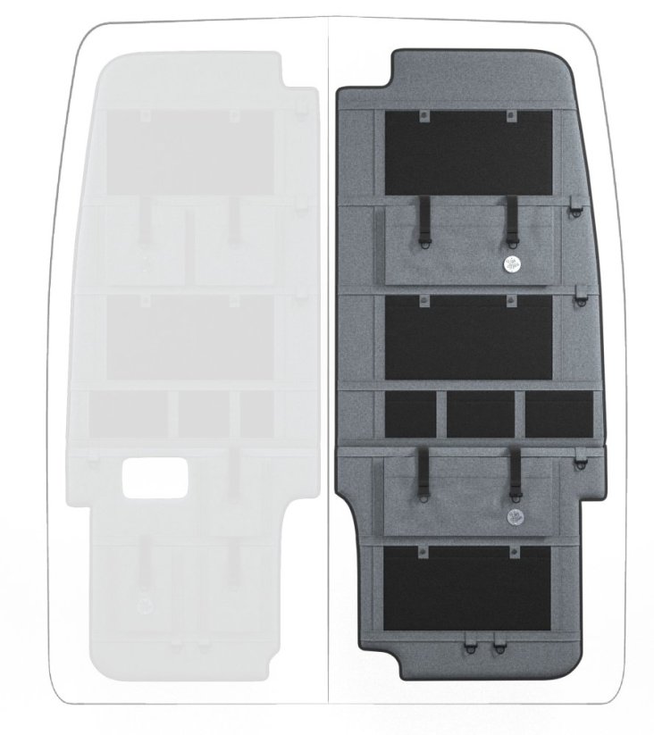 Moon Organizer Mercedes Sprinter 906 - Typ kapsáře: Standard, Umístění kapsáře: levý horní, Barva: hnědá