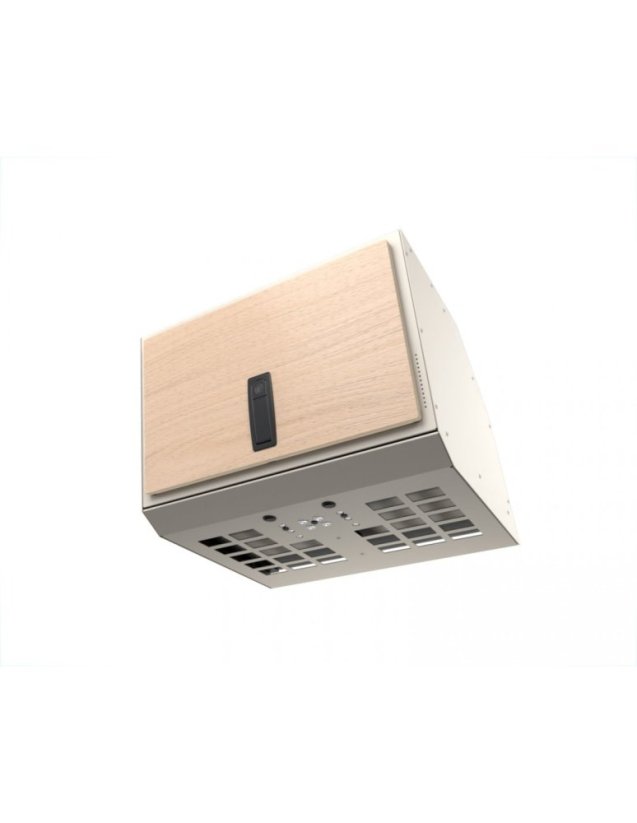 Moon Box IO - Barva: Ecru (krémová), Model vozu: VW Crafter / MAN TGE H3 / Fiat Ducato III / Citroen Jumper II / Peugeot Boxer II / RAM Promaster H2 / Toyota ProAce Max / Opel Movano 3 (IO / TEBE 101°), MOLLE systém: MOLLE systém + osvětlení, Bočnice: Hliníkové bočnice, Velikost: 40 cm