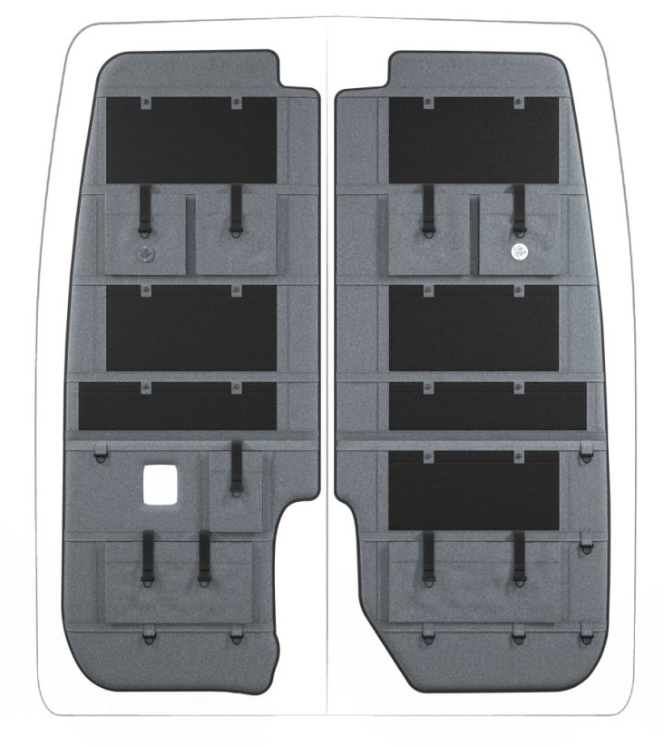 Moon Organizer Mercedes Sprinter 907 - Typ kapsáře: MAX Window, Pohon vozu: R/AWD, Umístění kapsáře: pravý, Barva: béžová