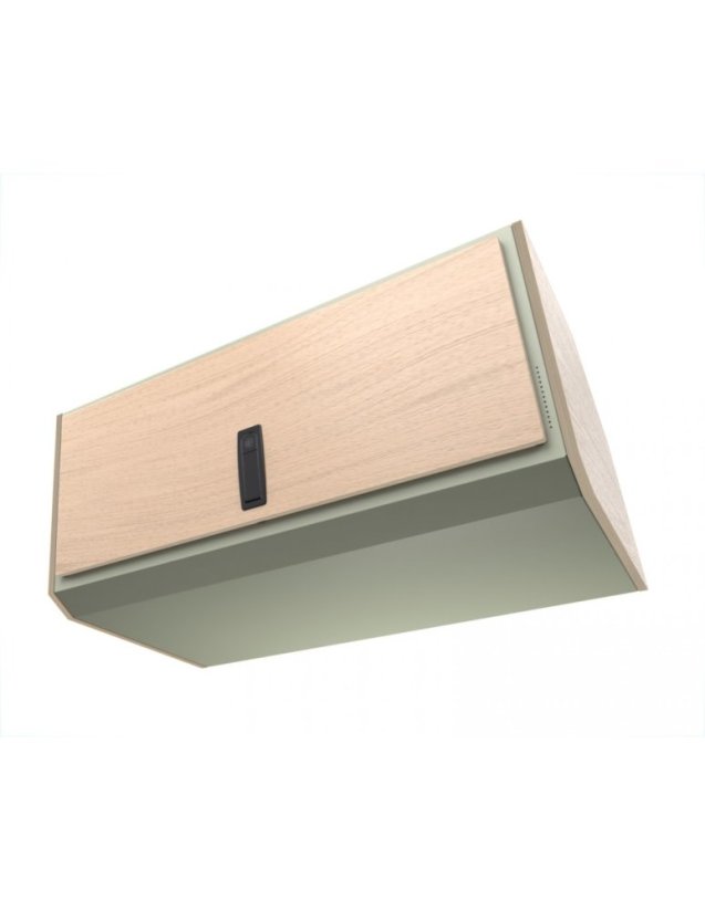 Moon Box IO - Barva: Světle zelená, Model vozu: Sprinter 901 / 903 / 904 / 906 / 907 / 910 / VW Crafter I / VW LT / Ford Transit MK8 / Renault Master 3 / Opel Movano 2 / Nissan NV400 (IO / TEBE 109°), MOLLE systém: základní provedení (bez MOLLE systému), Bočnice: Dřevěné bočnice, Velikost: 67 cm