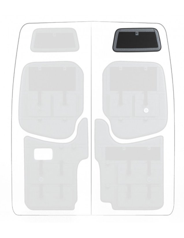 Moon Organizer Mercedes Sprinter 906 - Typ kapsáře: Standard, Umístění kapsáře: levý horní, Barva: šedá