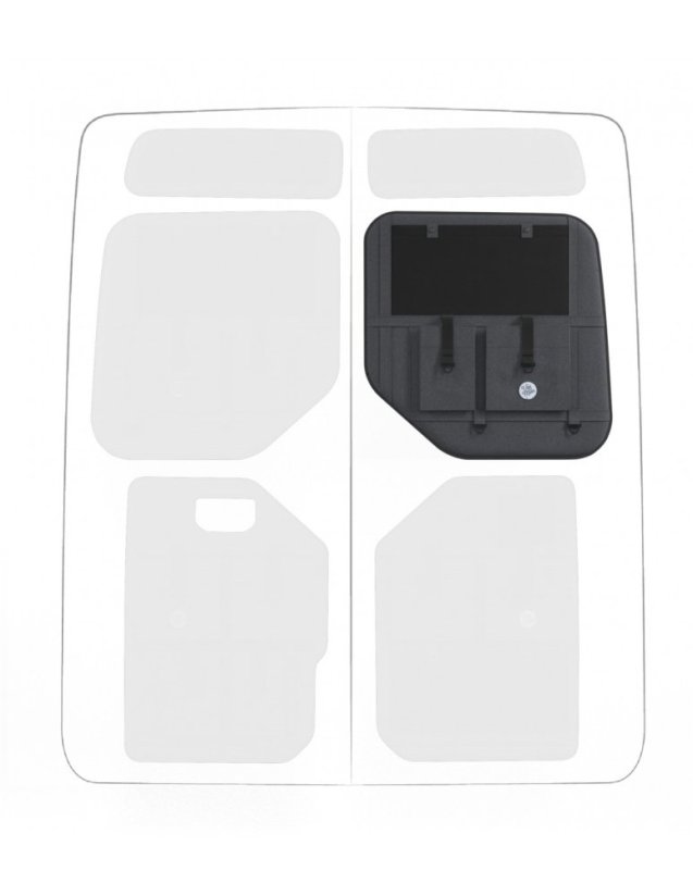 Moon Organizer MAN TGE / Volkswagen Crafter II. - Typ kapsáře: Standard, Výška vozu: H2, Umístění kapsáře: levý středový, Barva: antracit