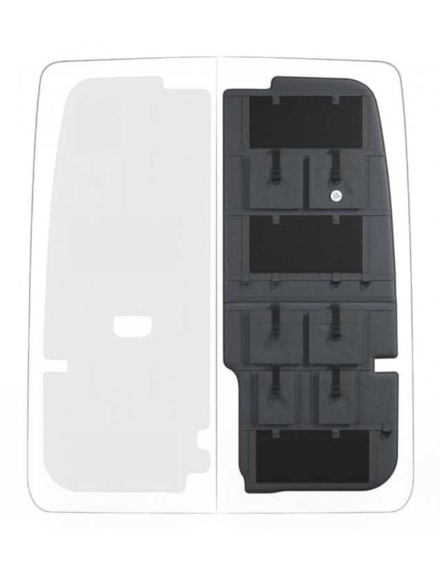 Moon Organizer MAN TGE / Volkswagen Crafter II. - Typ kapsáře: MAX, Výška vozu: H2, Umístění kapsáře: levý, Barva: antracit