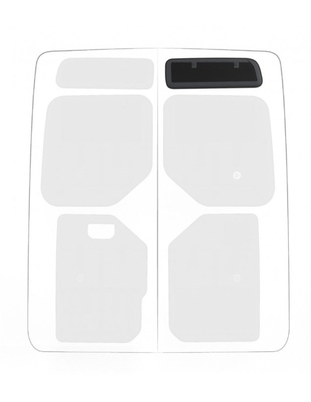 Moon Organizer MAN TGE / Volkswagen Crafter II. - Typ kapsáře: Standard, Výška vozu: H2, Umístění kapsáře: levý horní, Barva: antracit