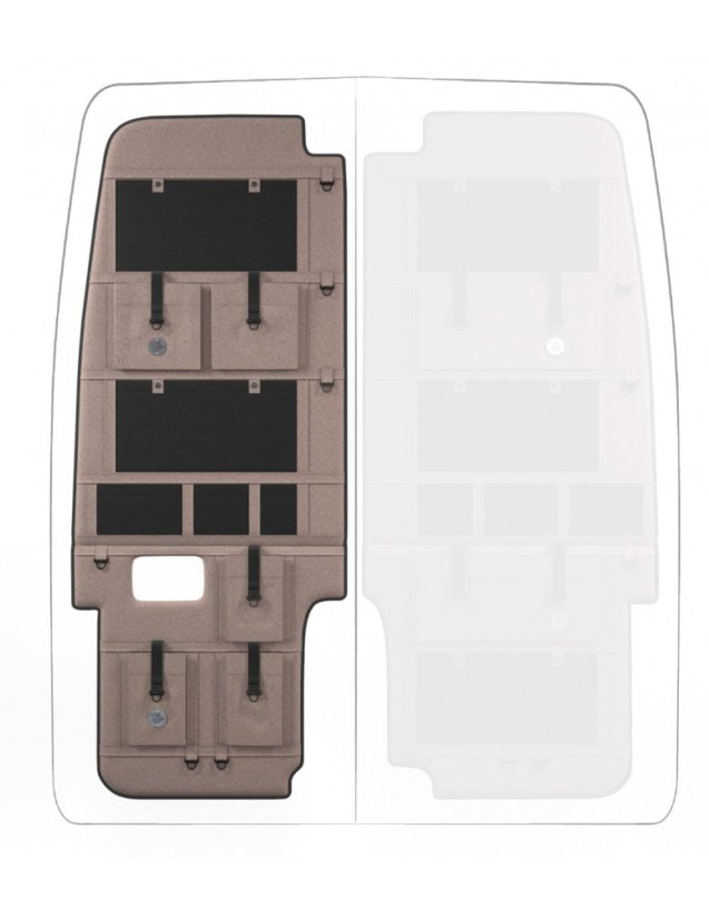 Moon Organizer Mercedes Sprinter 906 - Typ kapsáře: MAX, Umístění kapsáře: pravý, Barva: hnědá