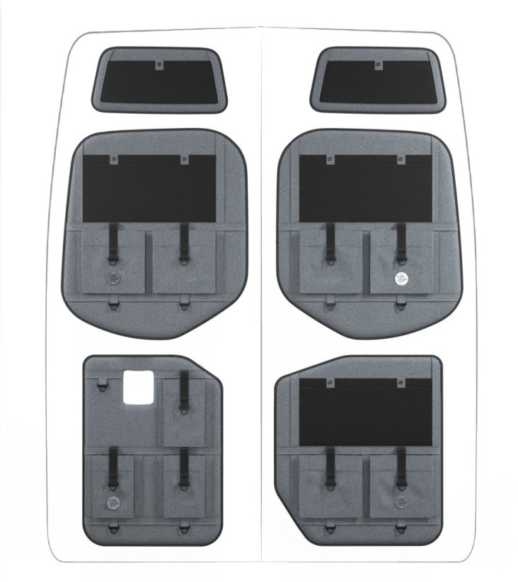 Moon Organizer Mercedes Sprinter 907 - Typ kapsáře: Standard, Pohon vozu: R/AWD, Umístění kapsáře: levý horní, Barva: béžová