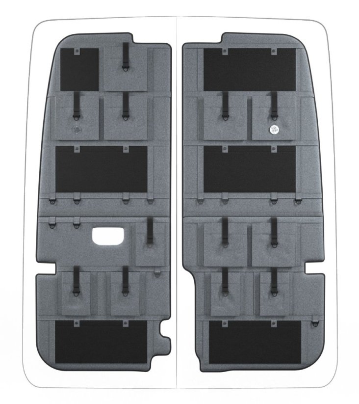 Moon Organizer MAN TGE / Volkswagen Crafter II. - Typ kapsáře: Standard, Výška vozu: H2, Umístění kapsáře: pravý horní, Barva: béžová