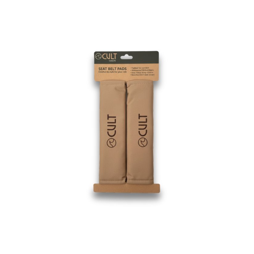 Potah na bezpečnostní pásy CULT Brown