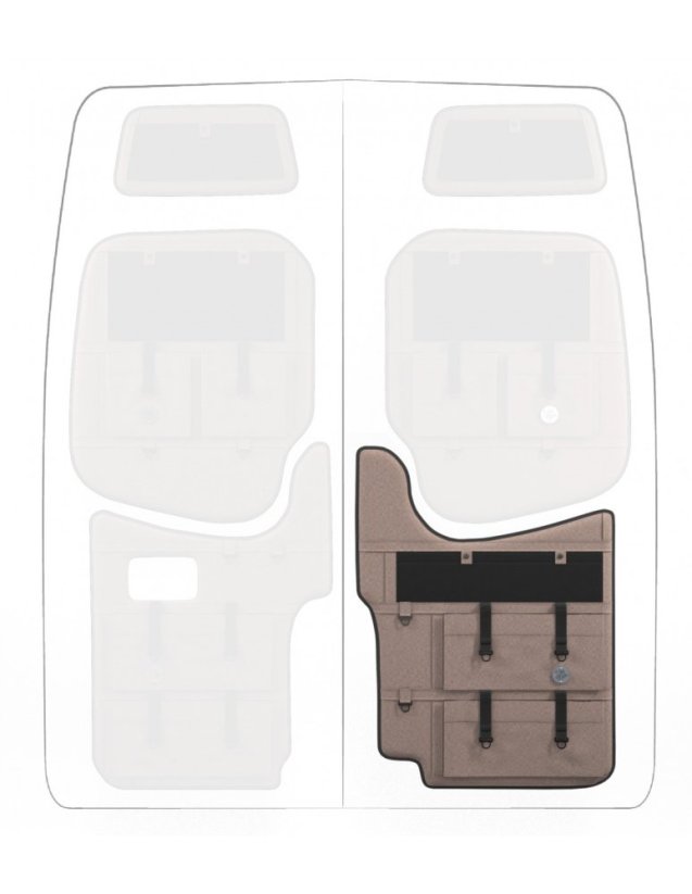 Moon Organizer Mercedes Sprinter 906 - Typ kapsáře: Standard, Umístění kapsáře: levý dolní, Barva: hnědá
